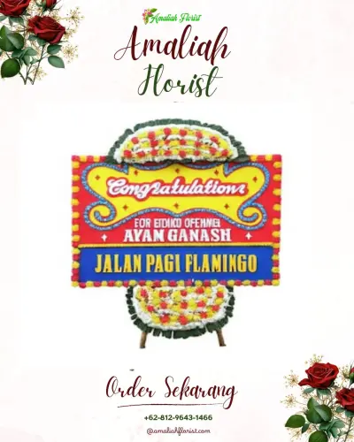Bunga Papan Congratulation di Petisah Tengah
